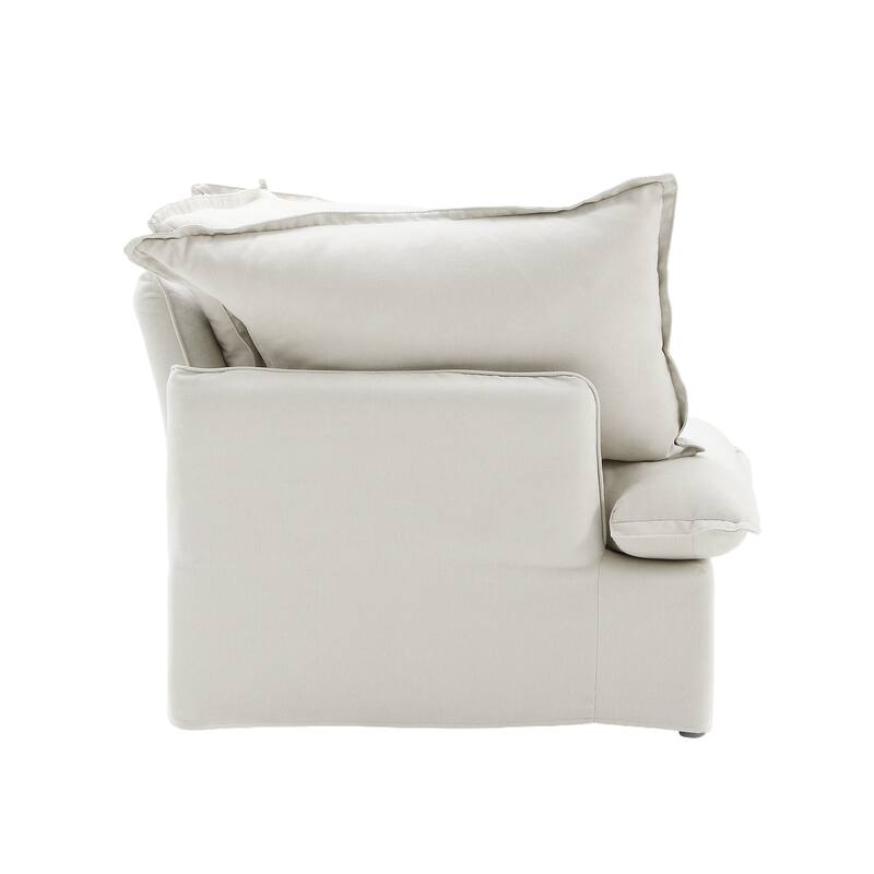 43'' Velvet Upholstery Single Sofa