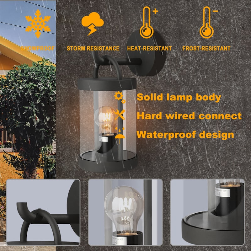 Wall Light Outdoor Lantern E26 Bulb (Not Include)