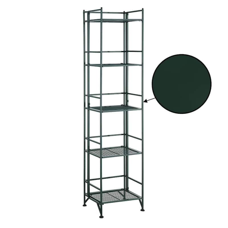 Convenience Concepts Xtra Storage 5 Tier Folding Metal Shelf