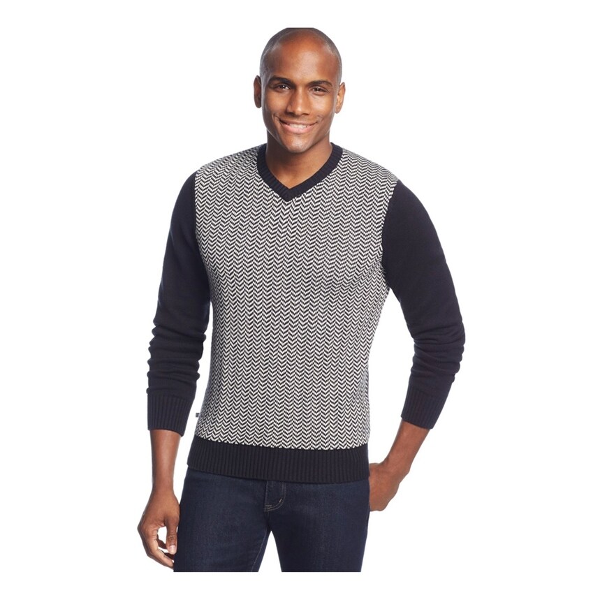 men's v neck pullover sweater