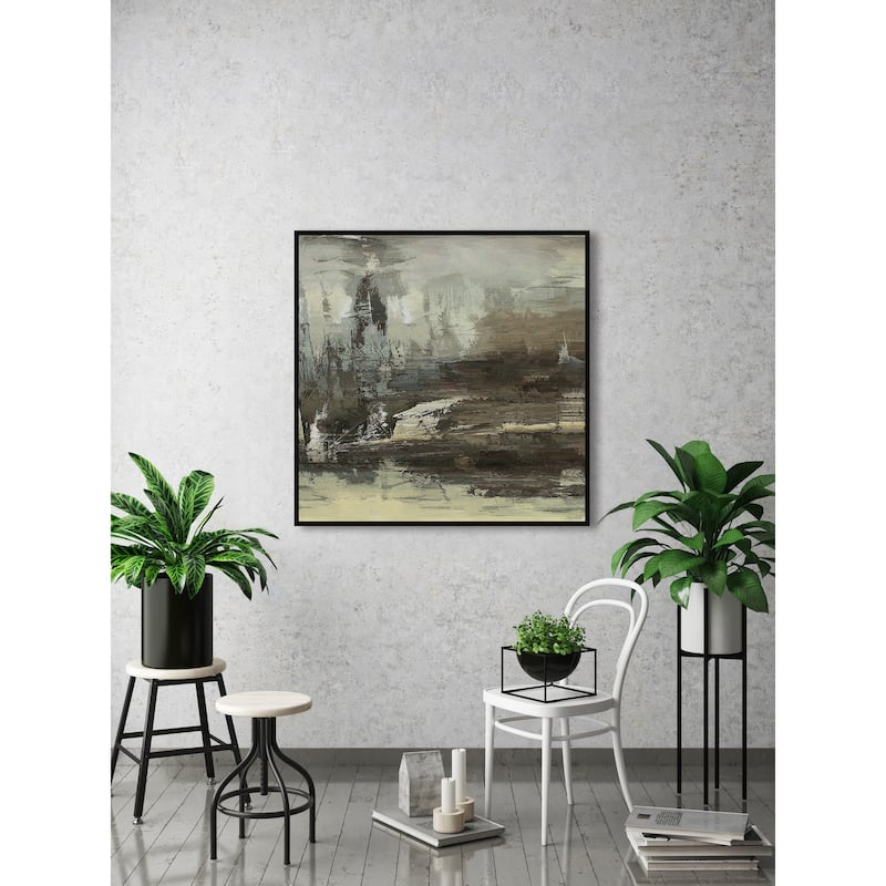 Consistency Floater Framed Print on Canvas