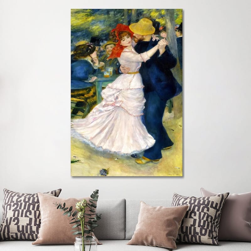 iCanvas "Dance at Bougival" by Pierre-Auguste Renoir Canvas Print