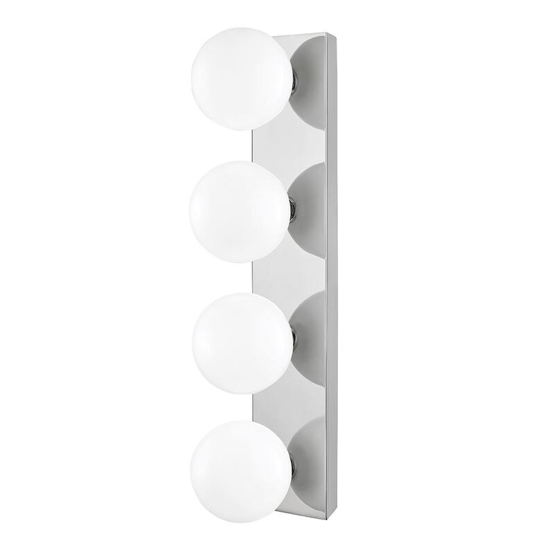 Porch & Den Briles Opal Glossy Glass Bath Bracket