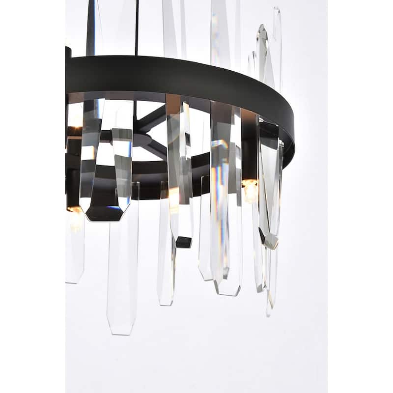 Indigo Home 12 inch crystal round pendant