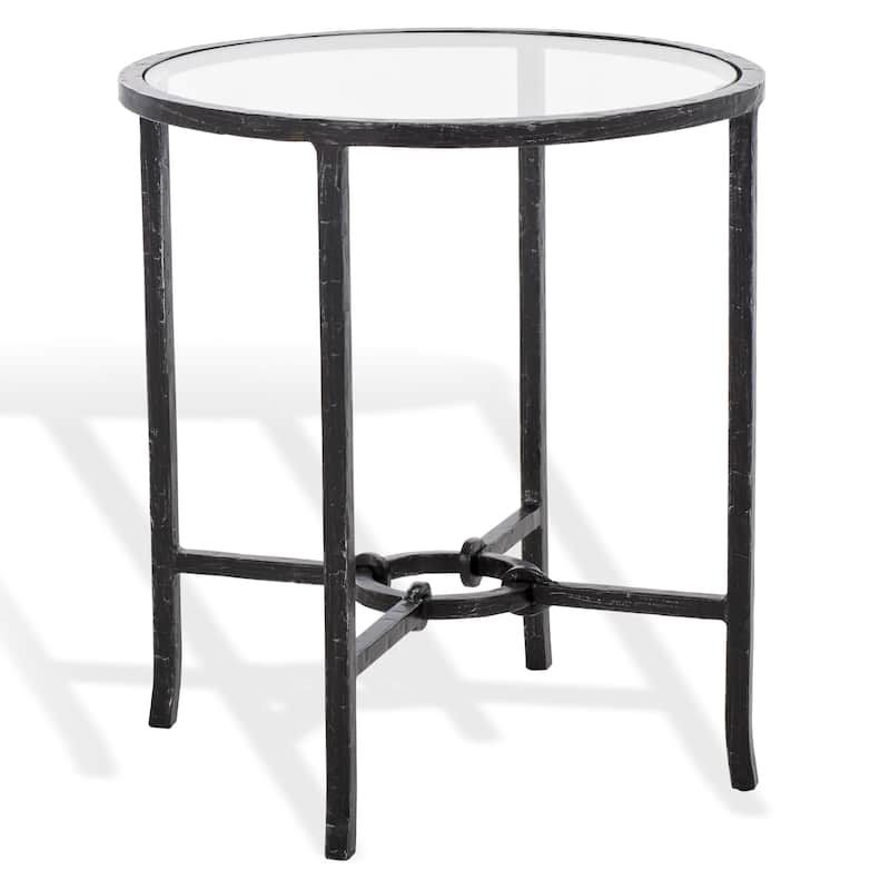 SAFAVIEH Couture Tauri Forged Metal Round Accent Table - 19"W x 19"D x 20"H