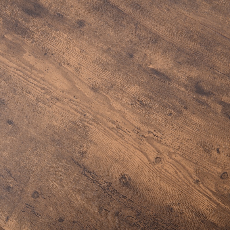 Roomfitters Modern 3-Piece Round Dining Table Set with Dual Drop Leaf and 2 Chairs for Small Spaces, Rustic Brown & Black