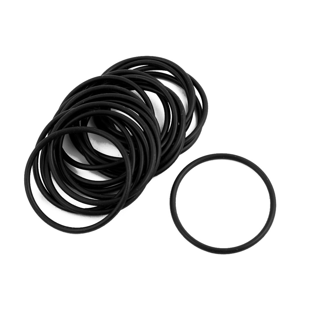 20Pcs 36mm x 1.9mm Black Flexible Nitrile Rubber O Ring Oil Seal Washer Grommets