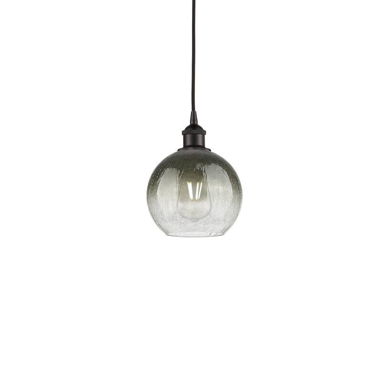 Innovations Lighting 616-1P-11-8 Brookhaven Globe Pendant Brookhaven - Oil Rubbed Bronze / Slate