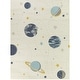 preview thumbnail 1 of 14, Mod-Tod Galaxy Orbit Space Pattern Multicolor Kids Area Rug 5'3" x 7' - Cream - Rectangle