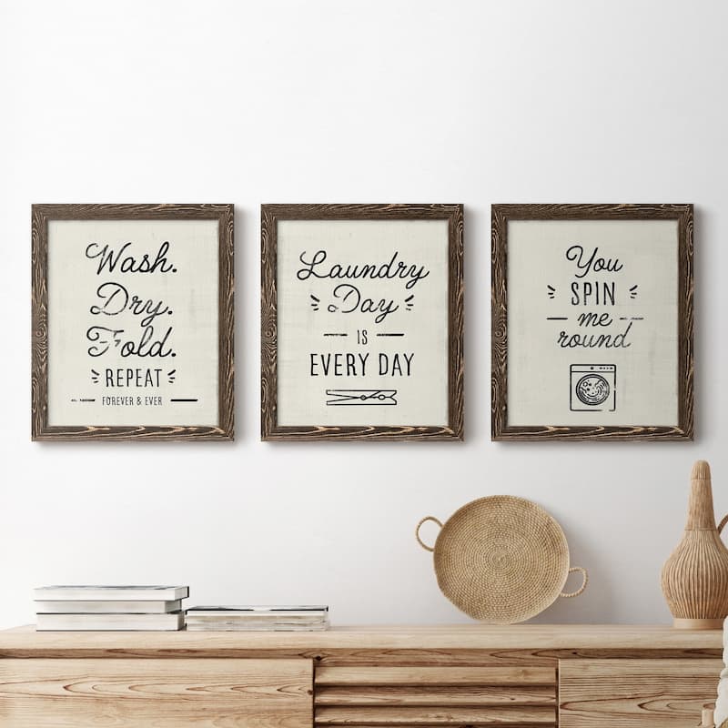 Laundry Room I-Premium Framed Canvas - Ready to Hang - Multi-Color