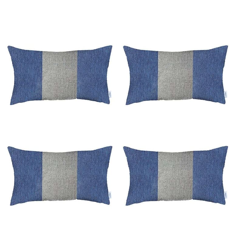 Boho-Chic Decorative Houndstooth Jacquard Pillow Covers 4 PCS