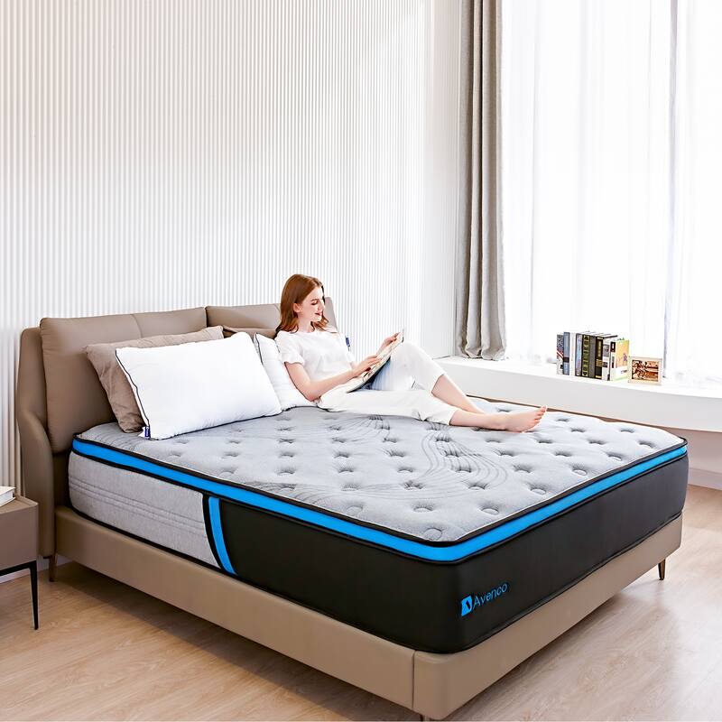 Avenco 10" Medium Pillow Top Hybrid Mattress