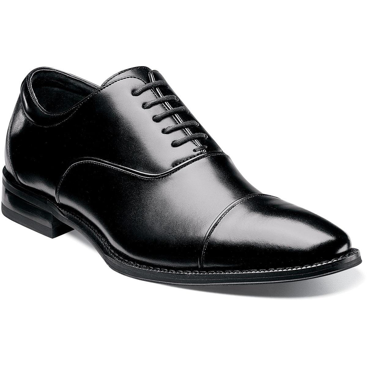 Kordell Cap Toe Oxford Shoes (Black 