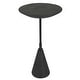 preview thumbnail 1 of 3, Uttermost Midnight Accent Table - 12.5" dia x 22.5"