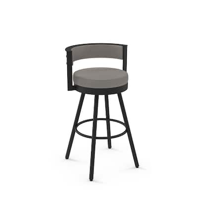 Amisco Eller Swivel Counter and Bar Stool