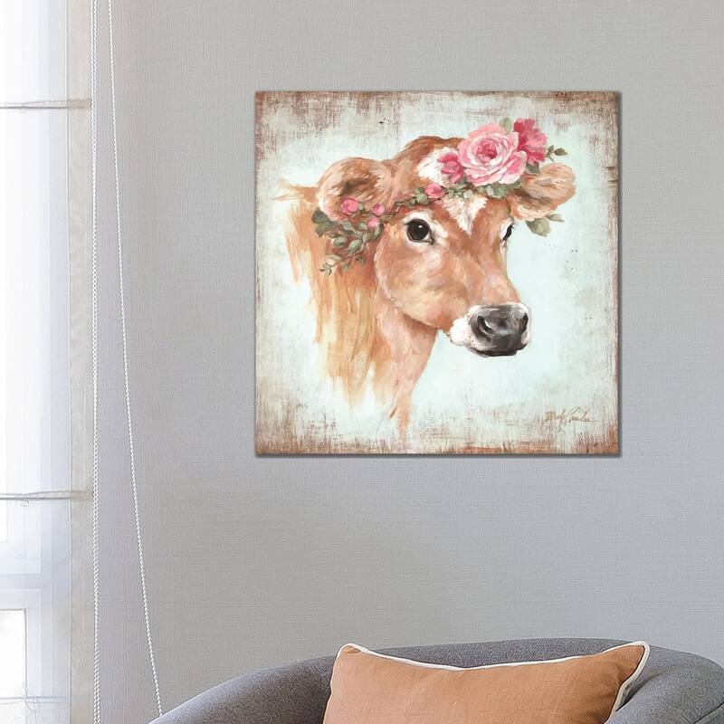 iCanvas "Rosie" by Debi Coules Canvas Print - 26x26x1.5
