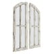 preview thumbnail 6 of 18, Jolene Arched Window Pane Mirrors (Set of 2)