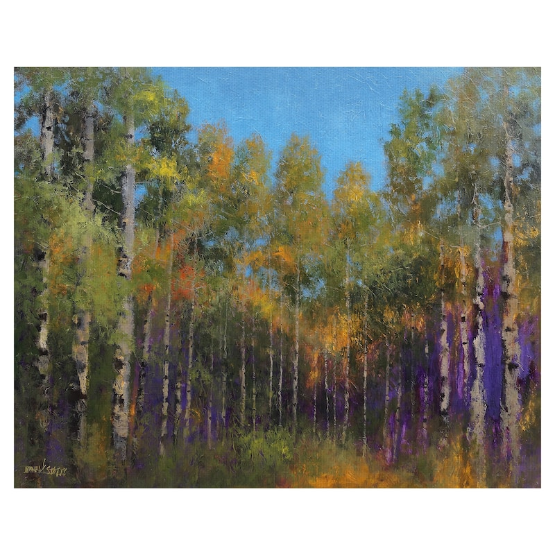 Aspen Autumn by Thomas Stotts Canvas Art Print