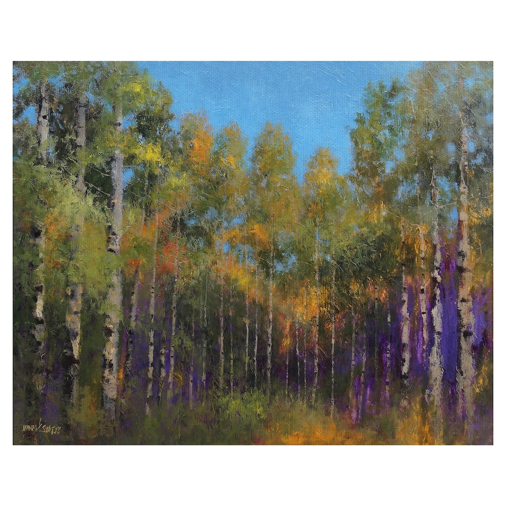 Aspen Autumn by Thomas Stotts Canvas Art Print