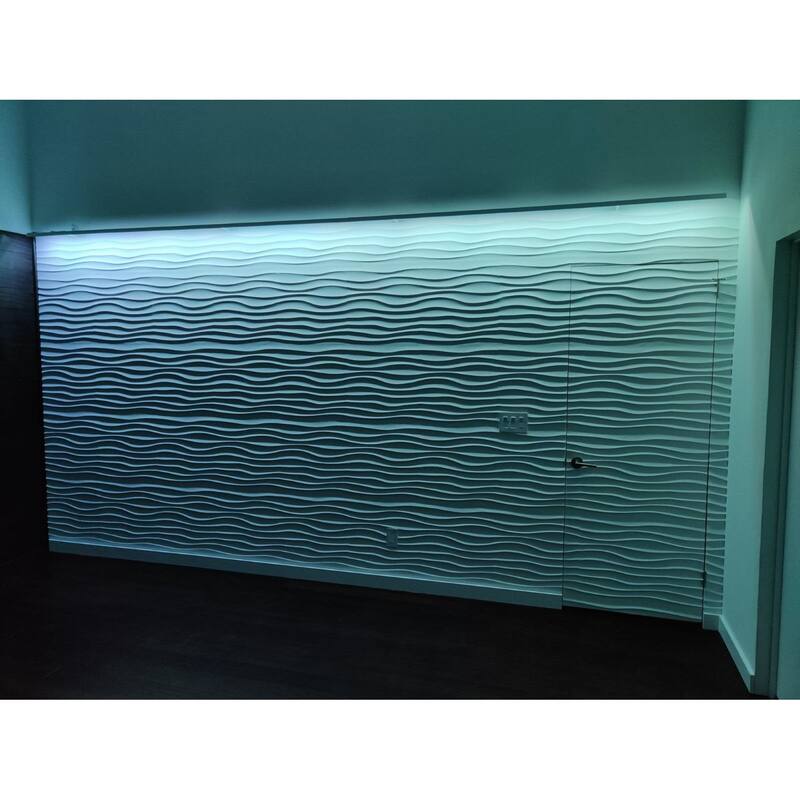 Art3d 3D Wall Panels PVC Wave Design (32 Sq.Ft) - On Sale - Overstock ...