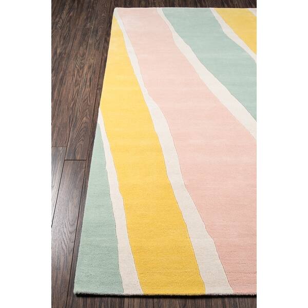 Novogratz By Momeni Delmar Sorbet Hand Tufted Wool Area Rug Overstock 15370951 5 X 8 Blue