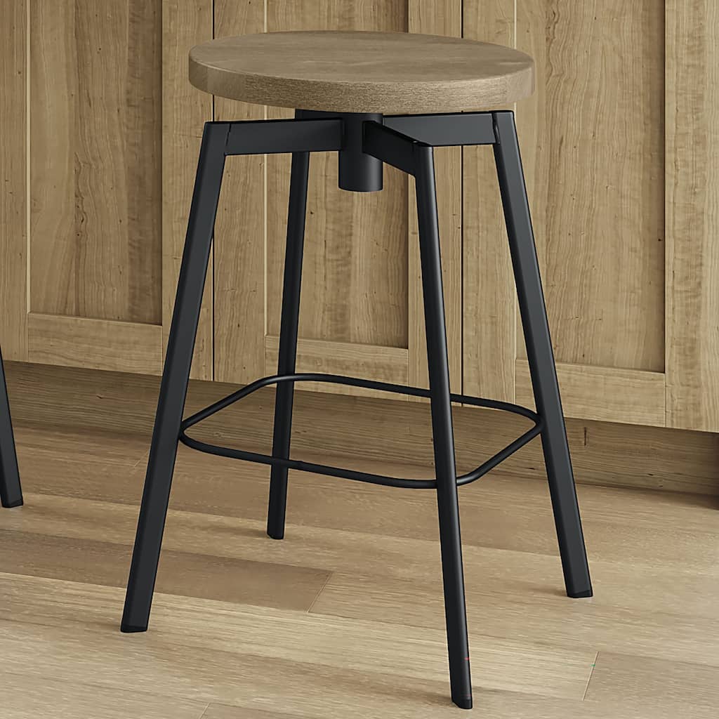 Amisco Dimitri Swivel Counter and Bar Stool