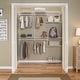 preview thumbnail 7 of 20, ClosetMaid ShelfTrack 60-96 Inch Wide Adjustable Closet Organizer
