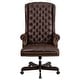preview thumbnail 7 of 11, High Back Traditional Tufted LeatherSoft Executive Swivel Ergonomic Office Chair