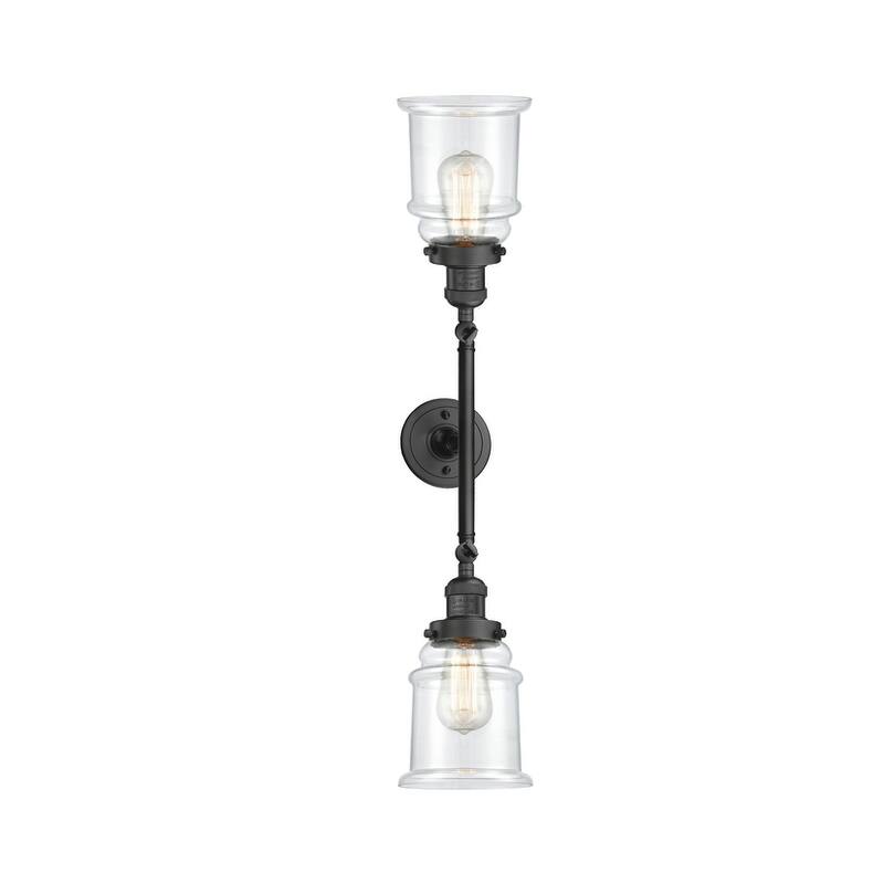 Innovations Lighting Canton 2 Light 25" Wide Bathroom Vanity Light - Oil Rubbed Bronze / Clear