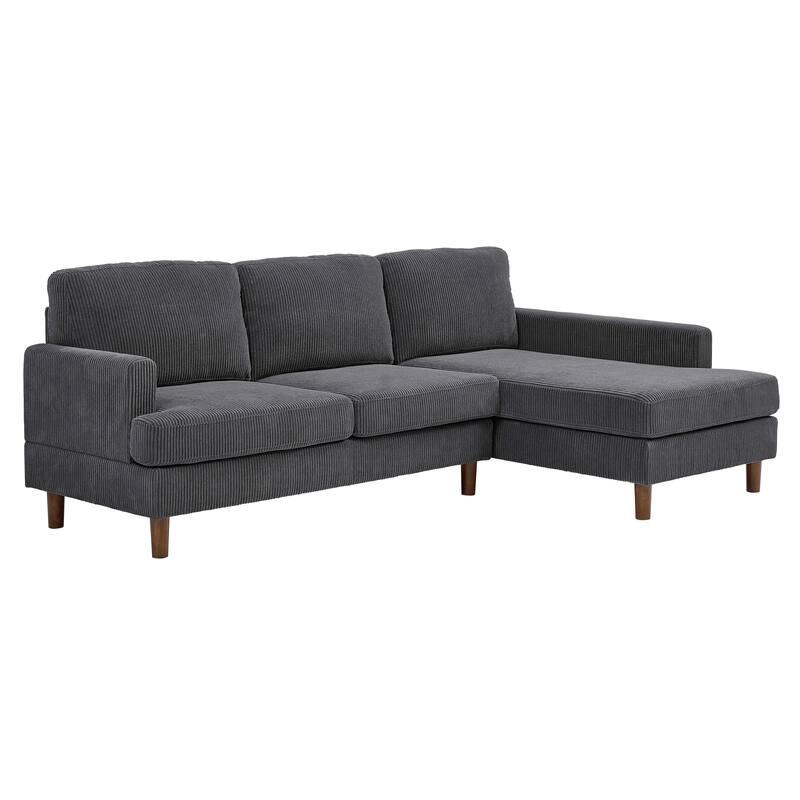 Modular L Shaped Sectional Sofa, 97" Wide Cloud Sofa Couch with Chaise