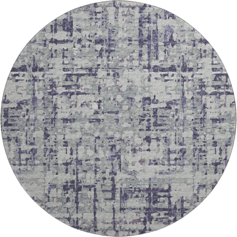 Premium Washable Super Soft Abstract Plaid Mayfield Rug