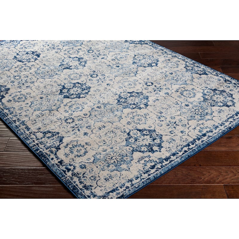 Livabliss Estee Vintage Trellis Area Rug