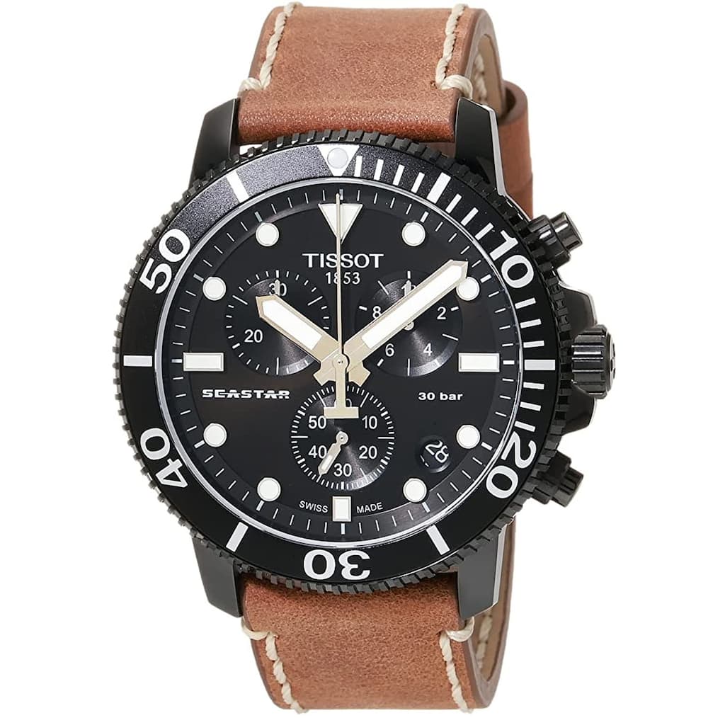 Tissot Men's Seastar Black Dial Watch - T1204173605100 - 6 (36)