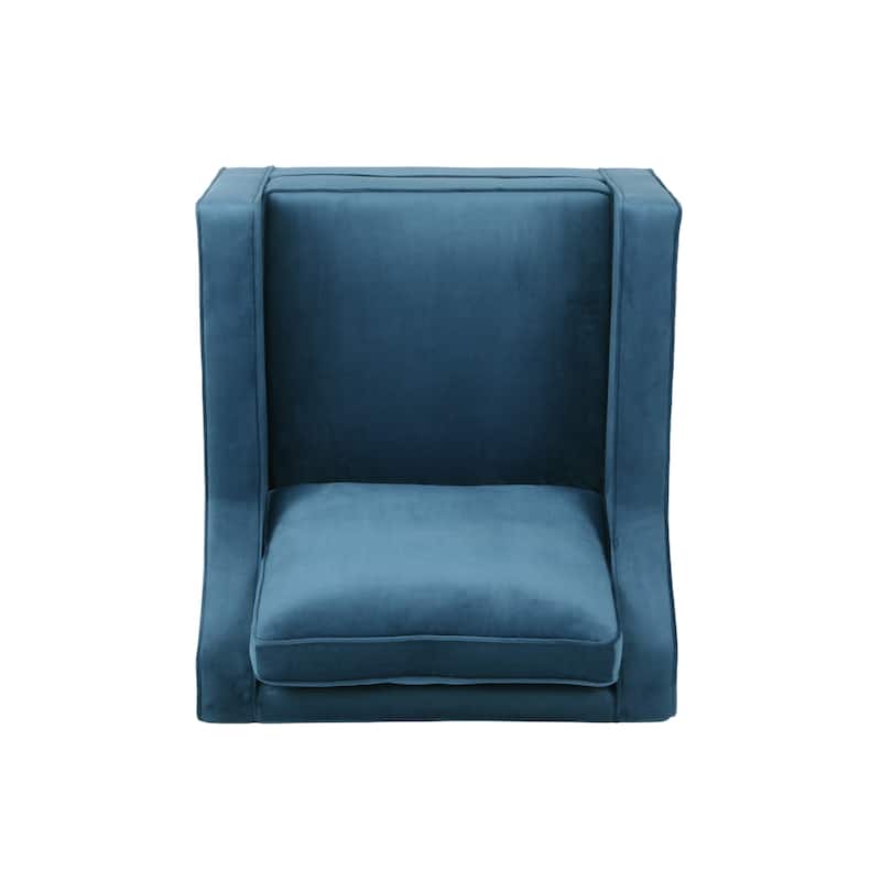 Milo Contemporary Velvet Club Chair by Christopher Knight Home - 30.75" W x 33.50" L x 33.75" H