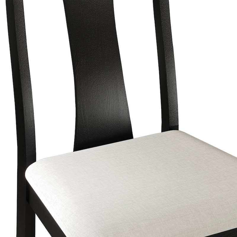 CraftPorch Vintage Style Wooden Dining Chairs (Set of 2) - N/A