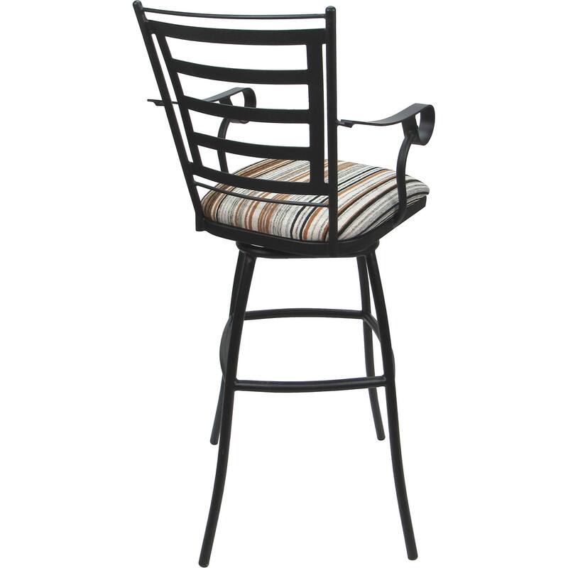 Outdoor Indoor Bar Stool Counter Extra Tall - Jenna with Arms