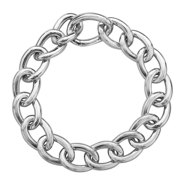 Chain Link Bracelet in Sterling Silver
