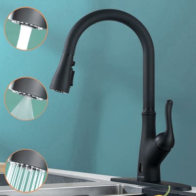 Pull Down Touchless Single Handle Kitchen Faucet with MotionSense