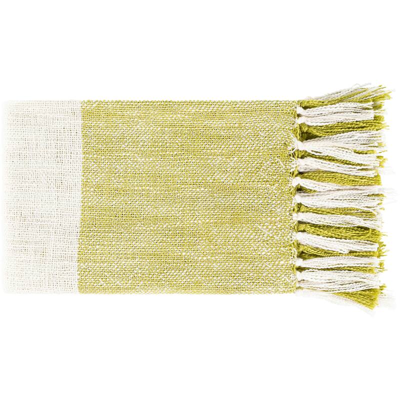 Bison Plaid Fringe Acrylic Throw