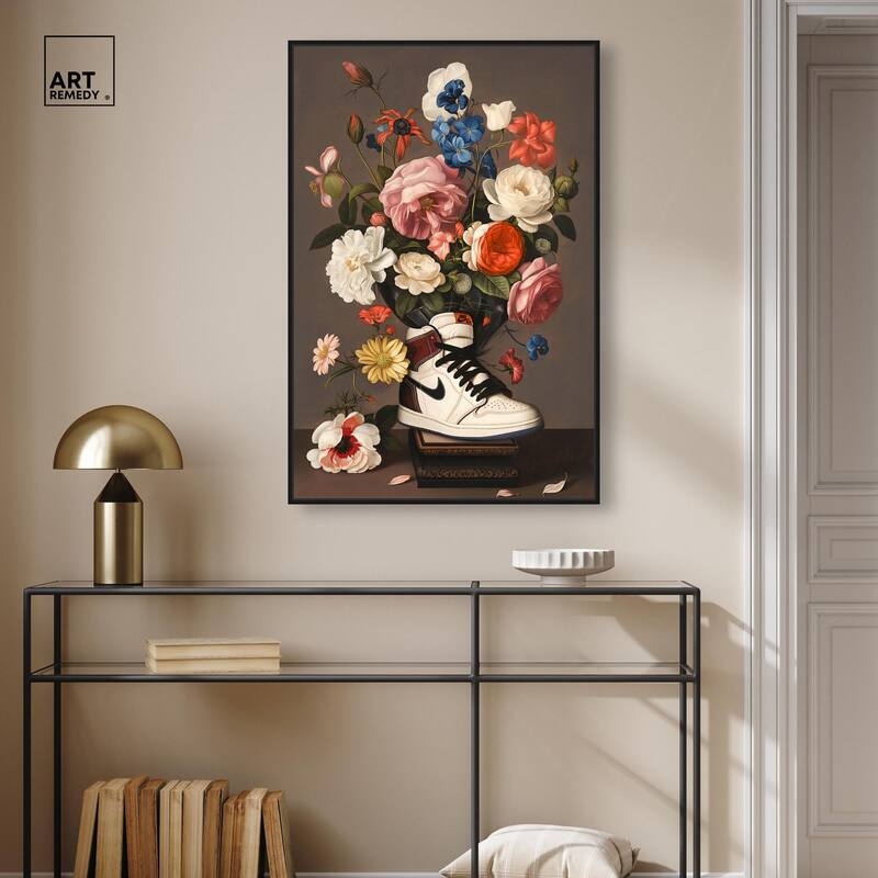 Sneaker Bouquet I Canvas by Art Remedy