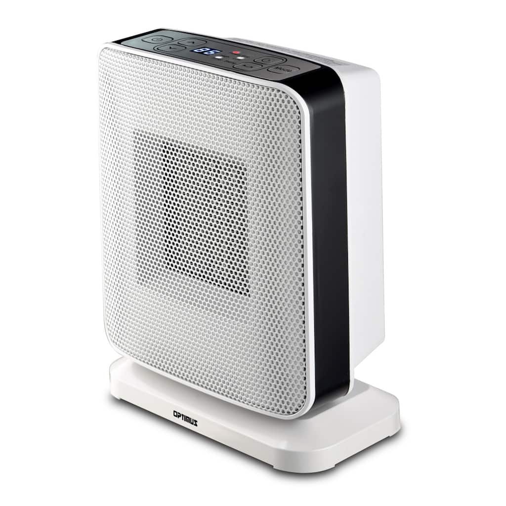 Compact Oscillating Ceramic Heater With LED Temperature Control