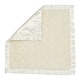 preview thumbnail 3 of 2, Bearington Baby Small Creamy White Swirly Security Blankie, 16" x 16"