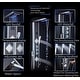 preview thumbnail 5 of 4, 55 in. LED Shower Panel Tower System in Brushed Nickel and Black