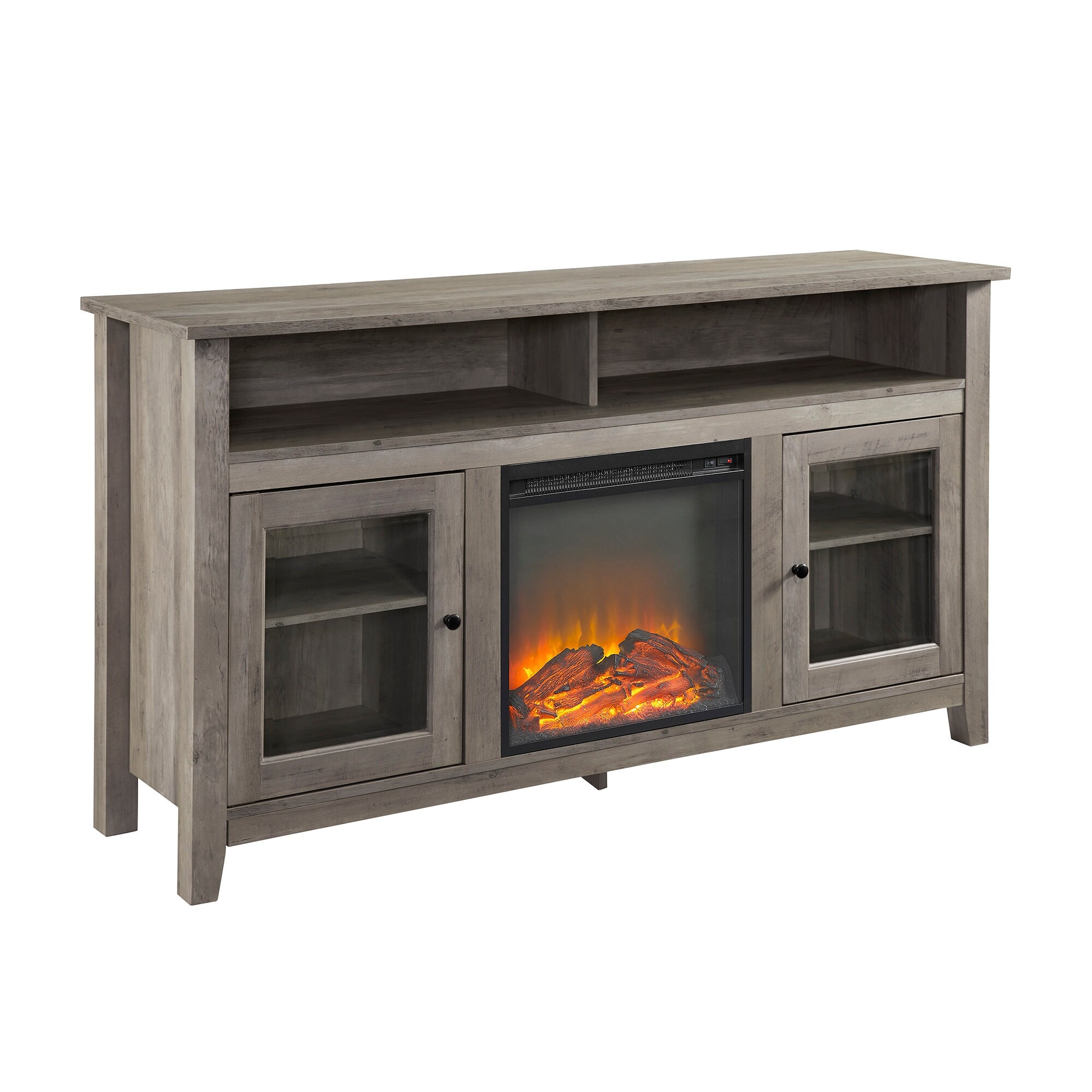 Shop Delacora We Bd58fp18hb 58 Wide 2 Door Laminate Media Cabinet