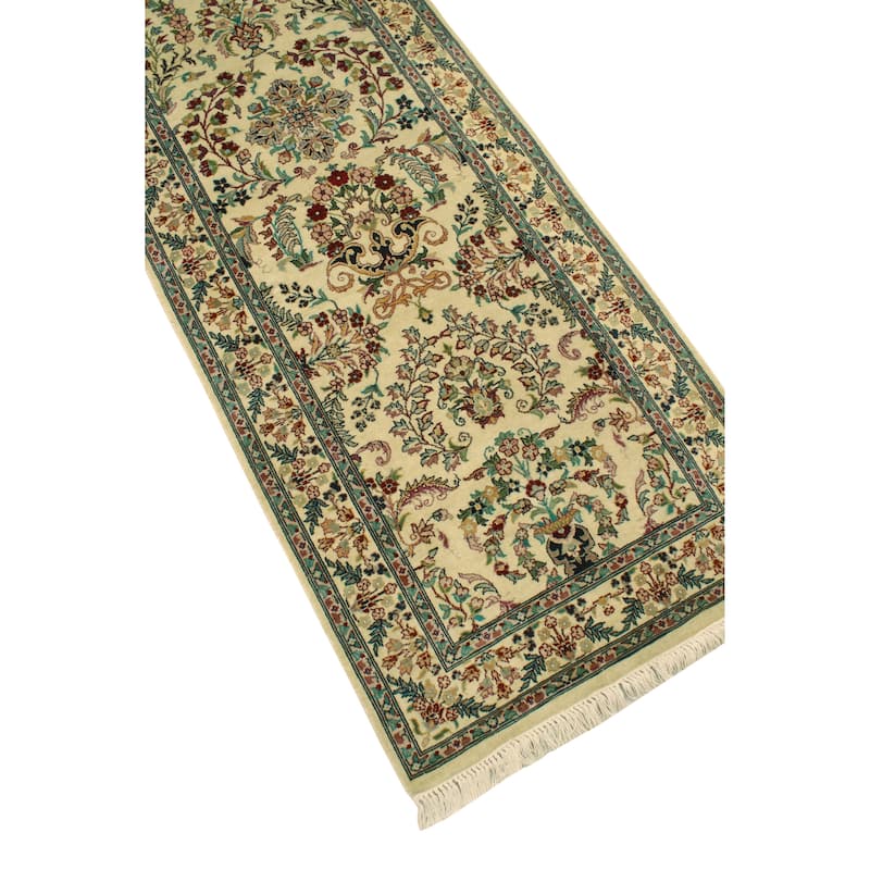 Pak-Persian Elinor Ivory/Rose Runner - 2'6" x 11'9"