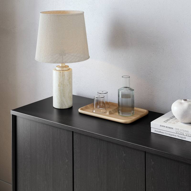 Prepac Finnley Sideboard Cabinet Buffet Cabinet with Storage, Entryway Cabinet with Adjustable Shelves