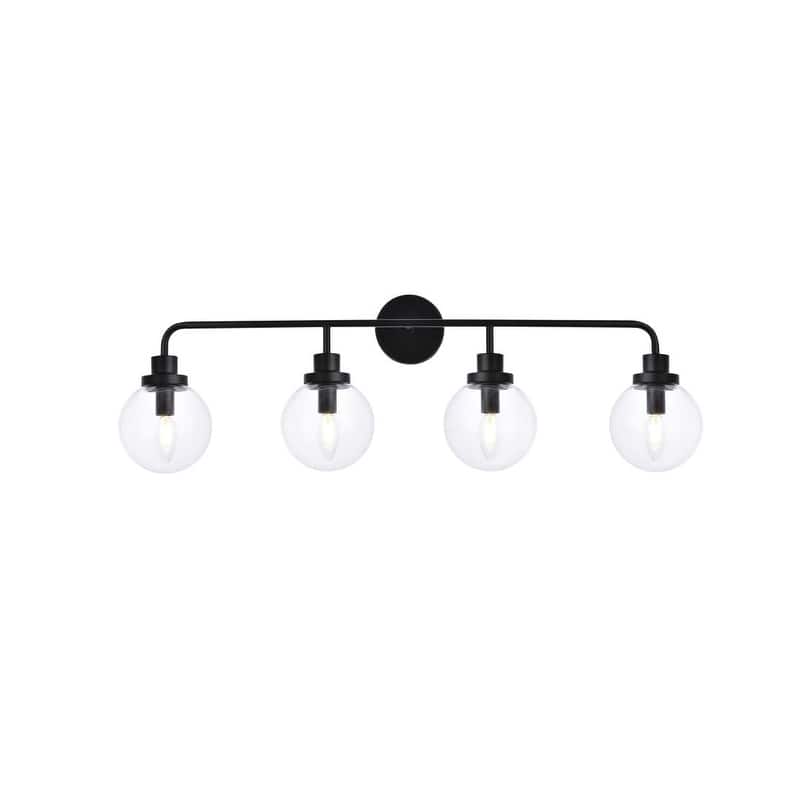 Elegant Lighting LD7037W38 Hanson 4 Light 37" Wide Vanity Light