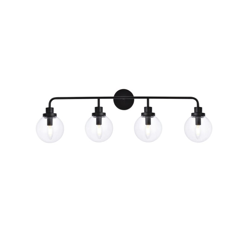 Elegant Lighting LD7037W38 Hanson 4 Light 37" Wide Vanity Light