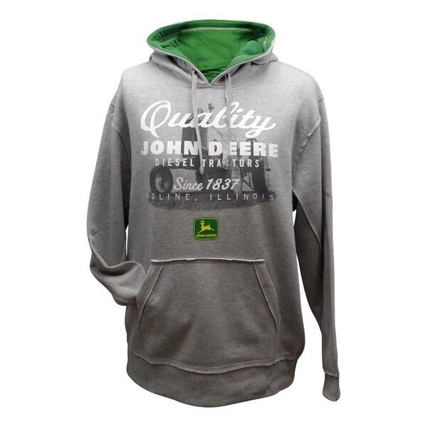 Shop John Deere Western Sweatshirt Men Tractor Fleece Oxford