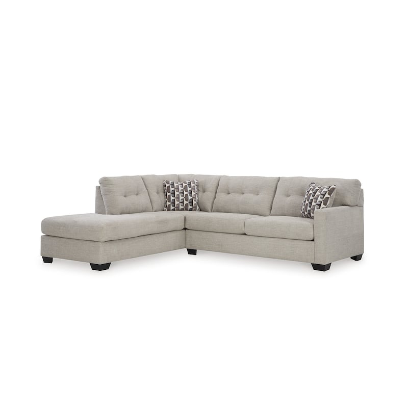 Signature Design by Ashley Mahoney 2-Piece Sectional with Chaise - 105"W x 90"D x 37"H